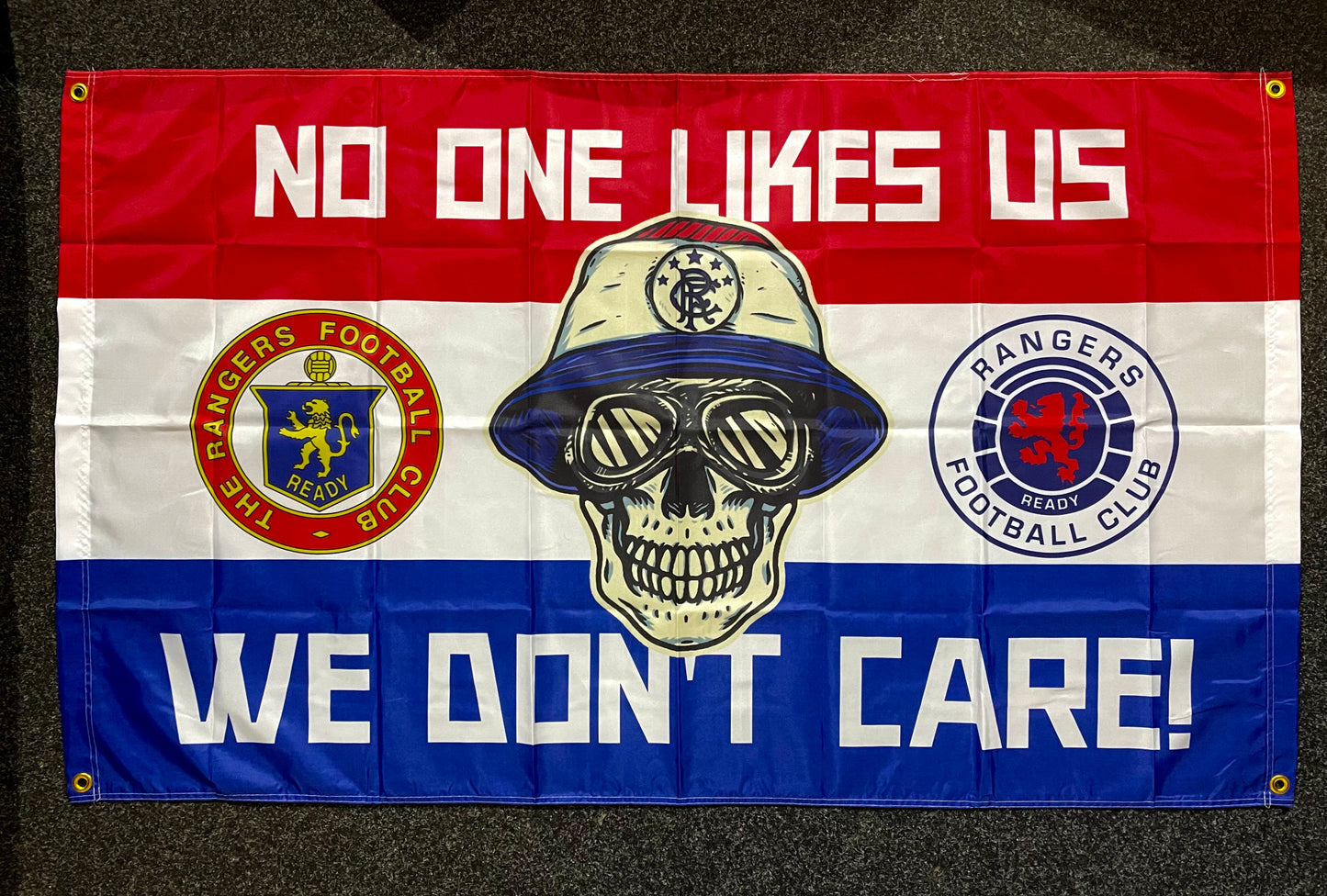 RANGERS - NO ONE LIKES US FLAG (RAN01)