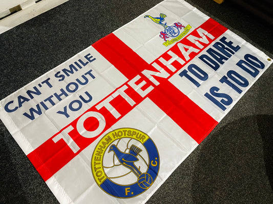 TOTTENHAM - CAN'T SMILE ST GEORGE FLAG (TOT27)