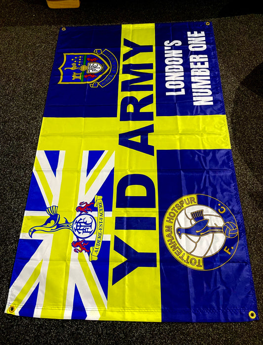 TOTTENHAM - YID ARMY FLAG - NAVY (TOT04)