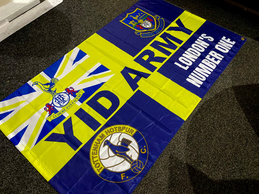 TOTTENHAM - YID ARMY FLAG - NAVY (TOT04)