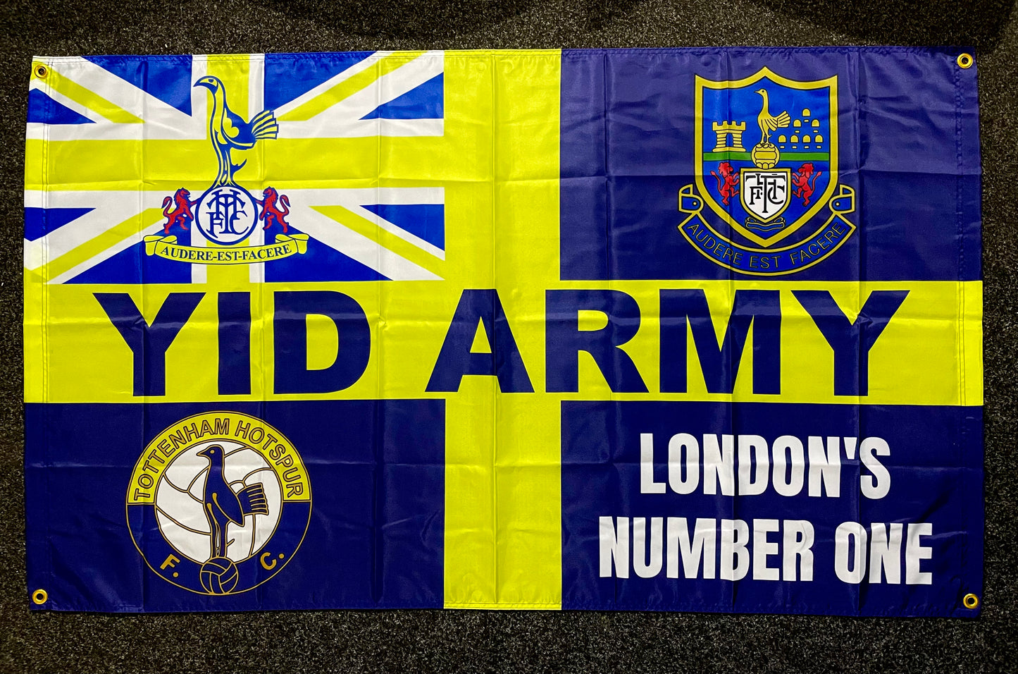 TOTTENHAM - YID ARMY FLAG - NAVY (TOT04)