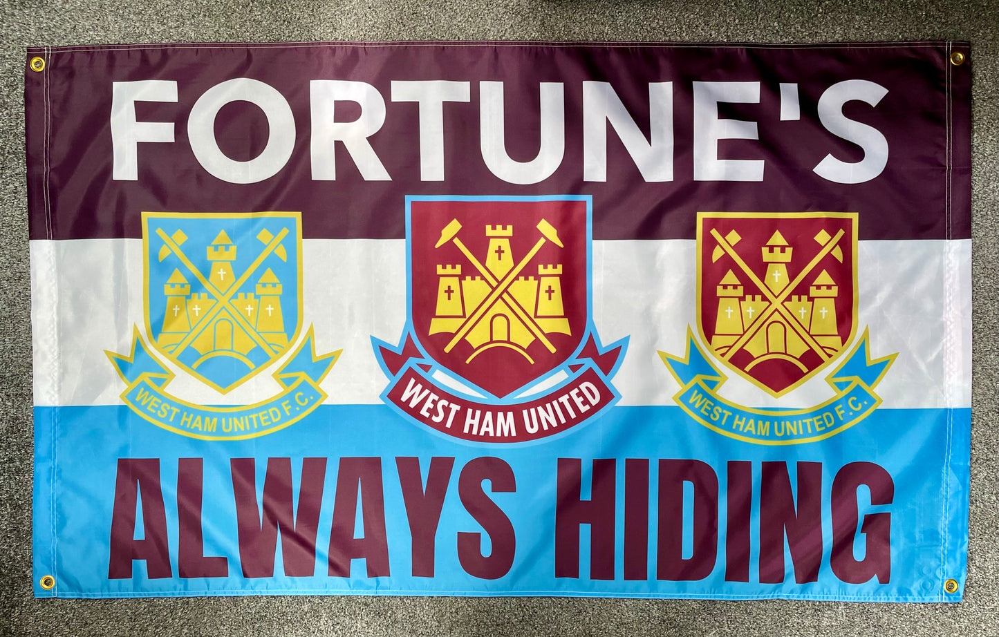 WEST HAM - 'FORTUNES' FLAG (WES18)